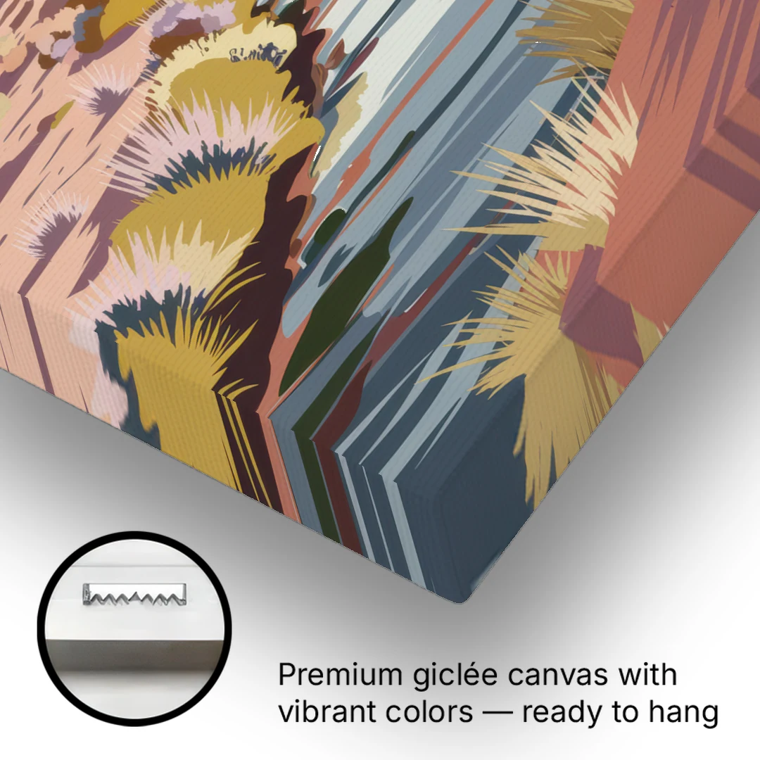 Albuquerque Rio Grande Views - Canvas Wall Art - Gallery Wrap Corner