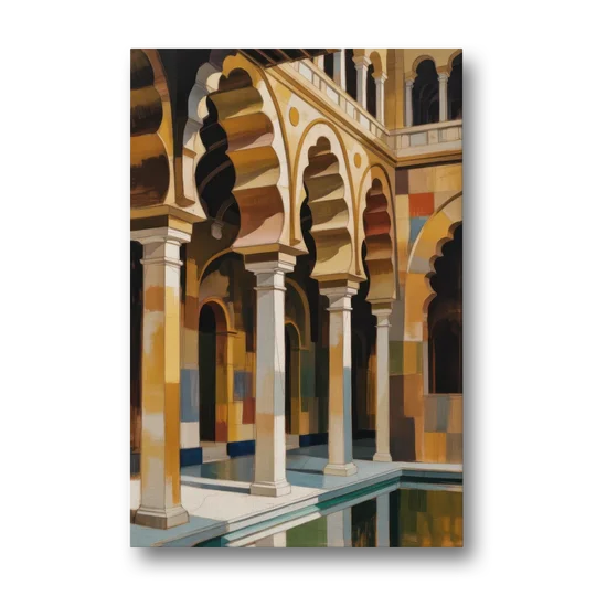 Alcazar Allure - Canvas Wall Art - Front