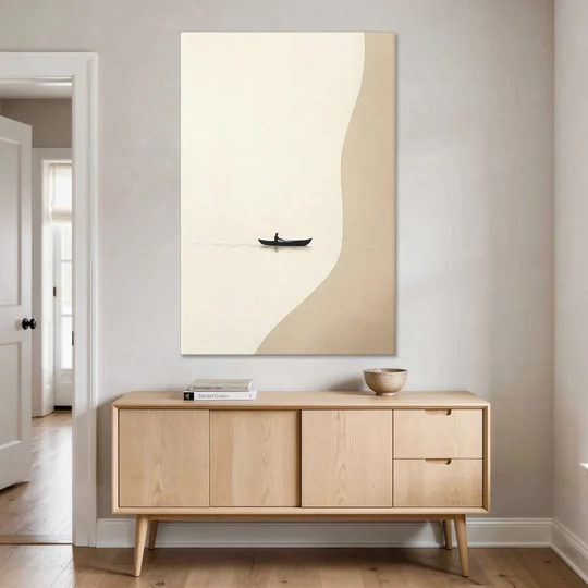 Alone with the Water - Canvas Wall Art - Coffee Table - 40x60