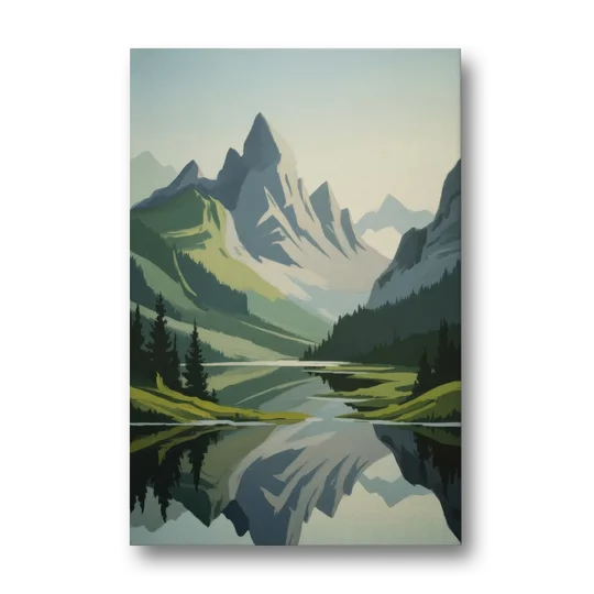 Alpine Adventure - Canvas Wall Art - Front