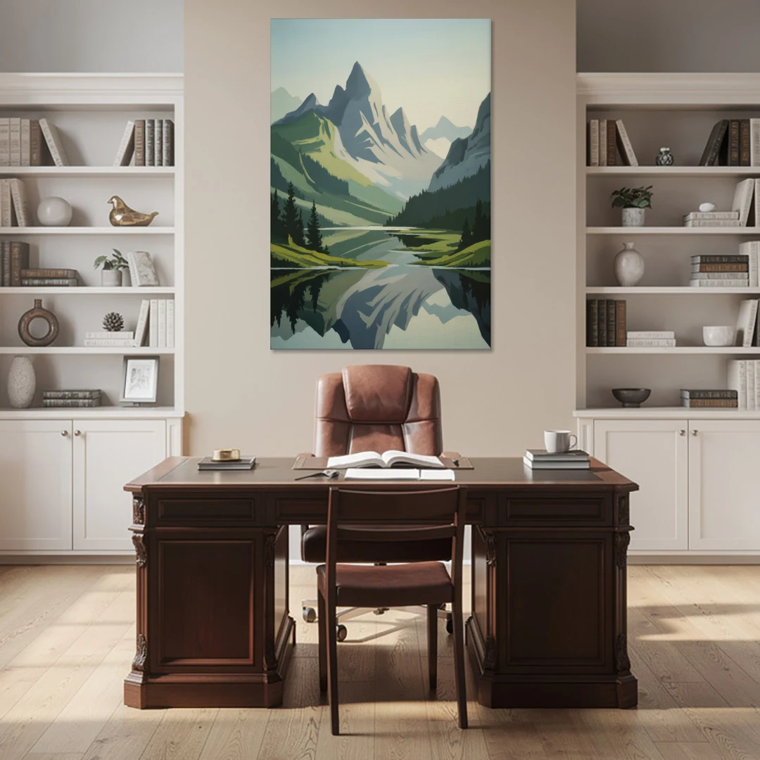 Alpine Adventure - Canvas Wall Art - Office - 40x60