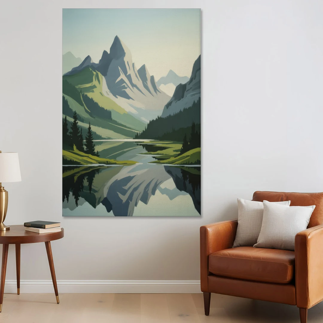 Alpine Adventure - Canvas Wall Art - Sofa - 40x60