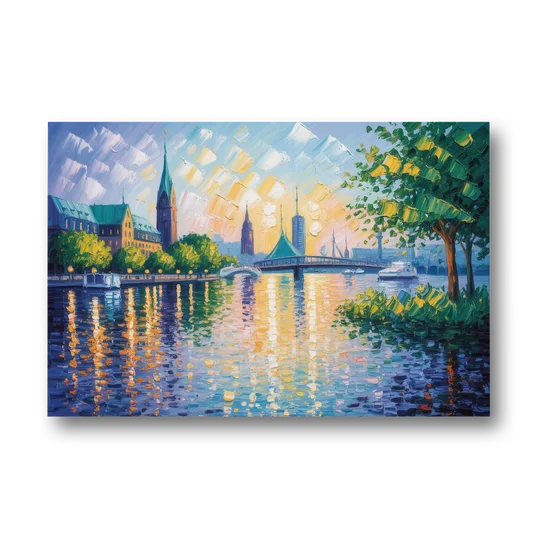 Alster Serenity - Canvas Wall Art - Front