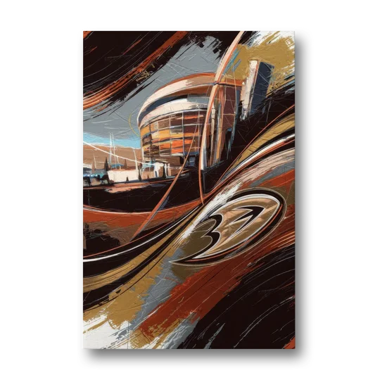 Anaheim Ducks Legacy - Canvas Wall Art - Front