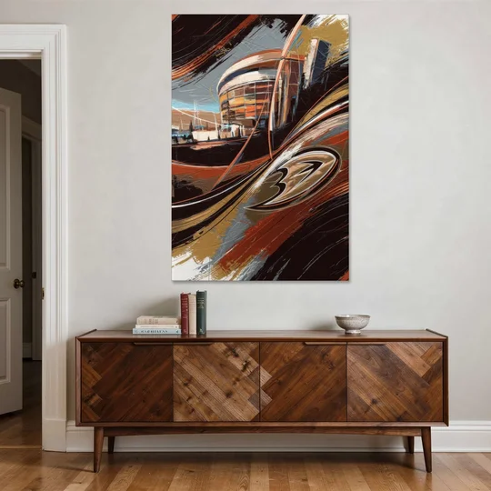 Anaheim Ducks Legacy - Canvas Wall Art - Coffee Table - 40x60
