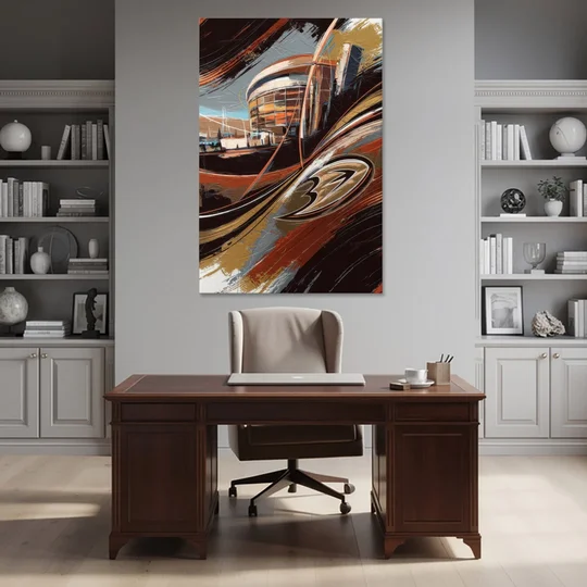 Anaheim Ducks Legacy - Canvas Wall Art - Office - 40x60