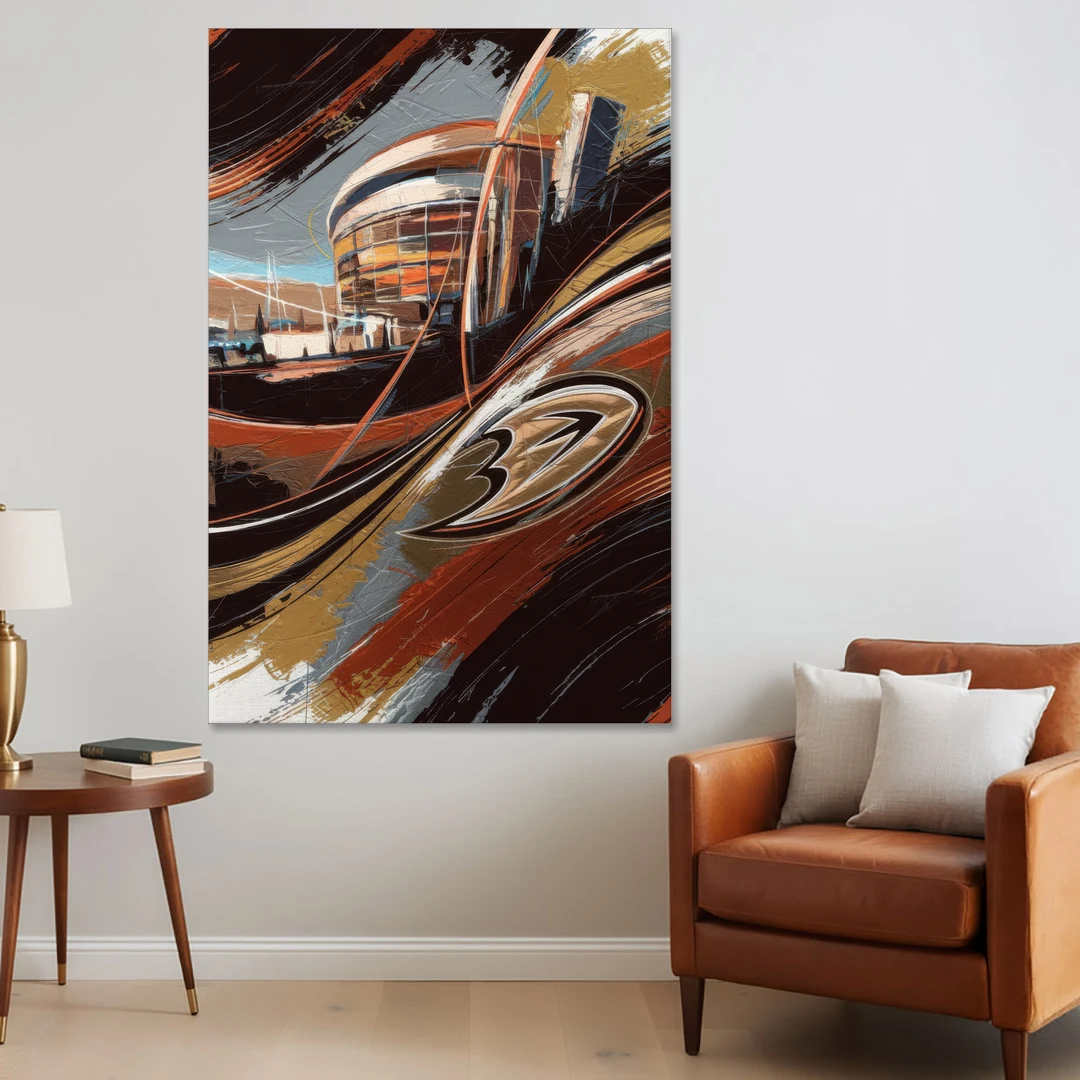 Anaheim Ducks Legacy - Canvas Wall Art - Sofa - 40x60