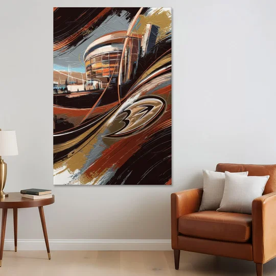 Anaheim Ducks Legacy - Canvas Wall Art - Sofa - 40x60