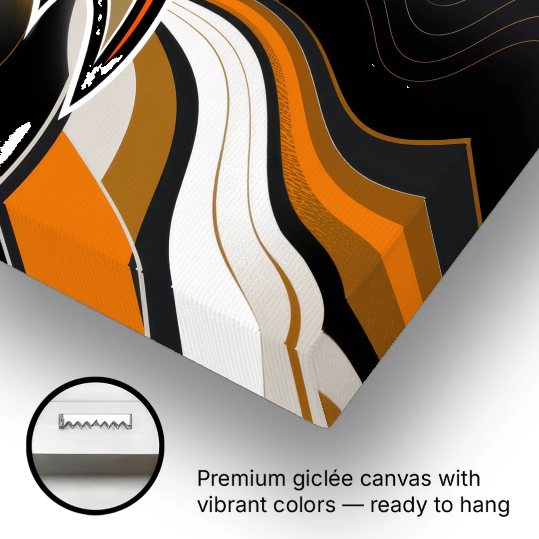 Anaheim Ducks Pride - Canvas Wall Art - Gallery Wrap Corner