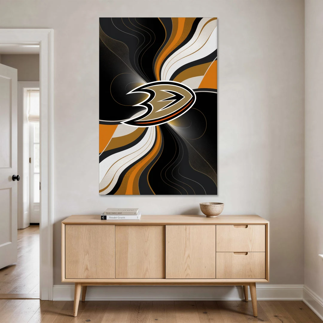 Anaheim Ducks Pride - Canvas Wall Art - Coffee Table - 40x60