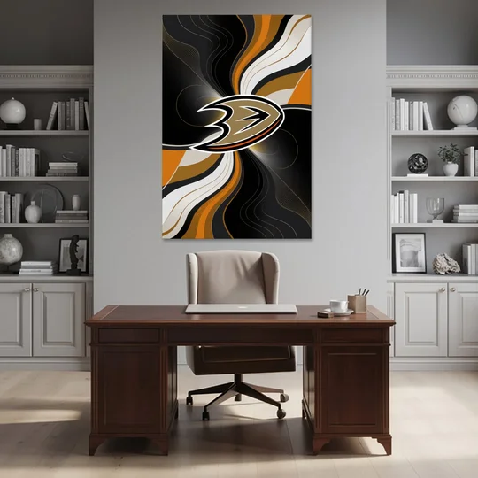 Anaheim Ducks Pride - Canvas Wall Art - Office - 40x60