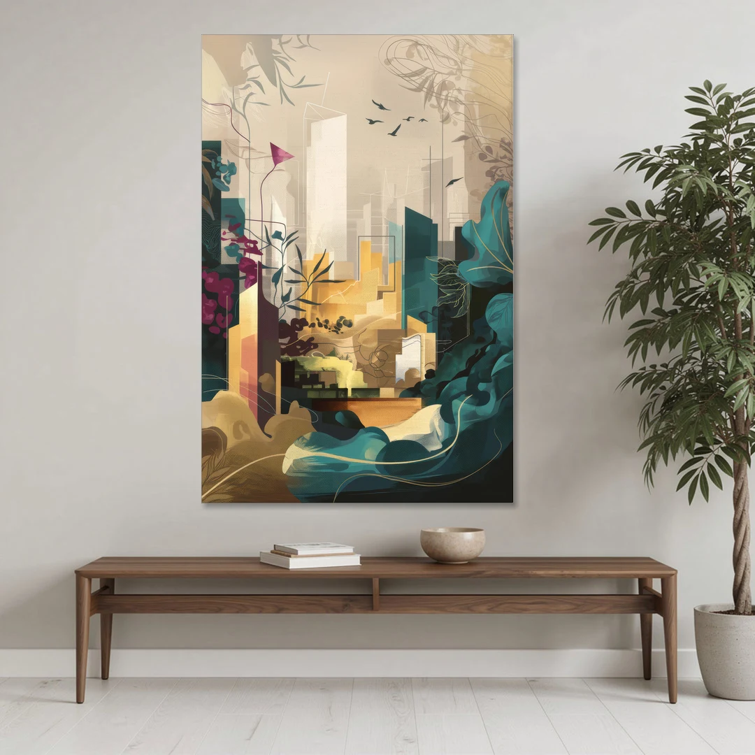 Anaheim Urban Charm - Canvas Wall Art - Coffee Table - 40x60