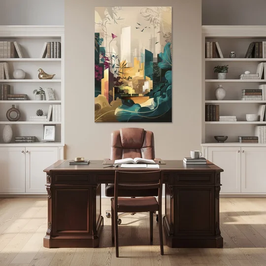 Anaheim Urban Charm - Canvas Wall Art - Office - 40x60