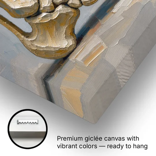Anatomy Wall Art of the Arching Foot - Canvas Wall Art - Gallery Wrap Corner