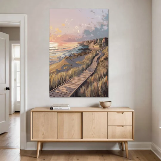 Anchorage Coastal Landscape - Canvas Wall Art - Coffee Table - 40x60