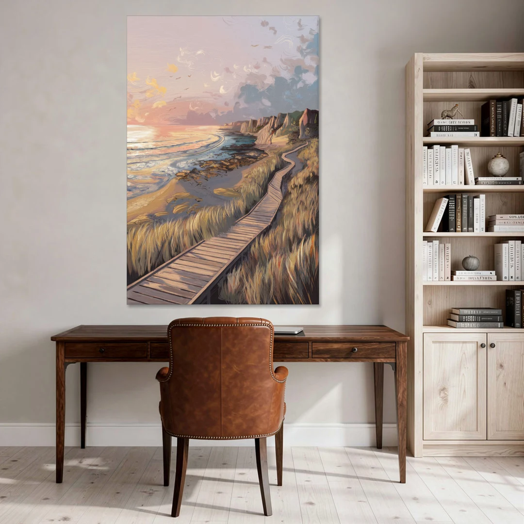 Anchorage Coastal Landscape - Canvas Wall Art - Office - 40x60