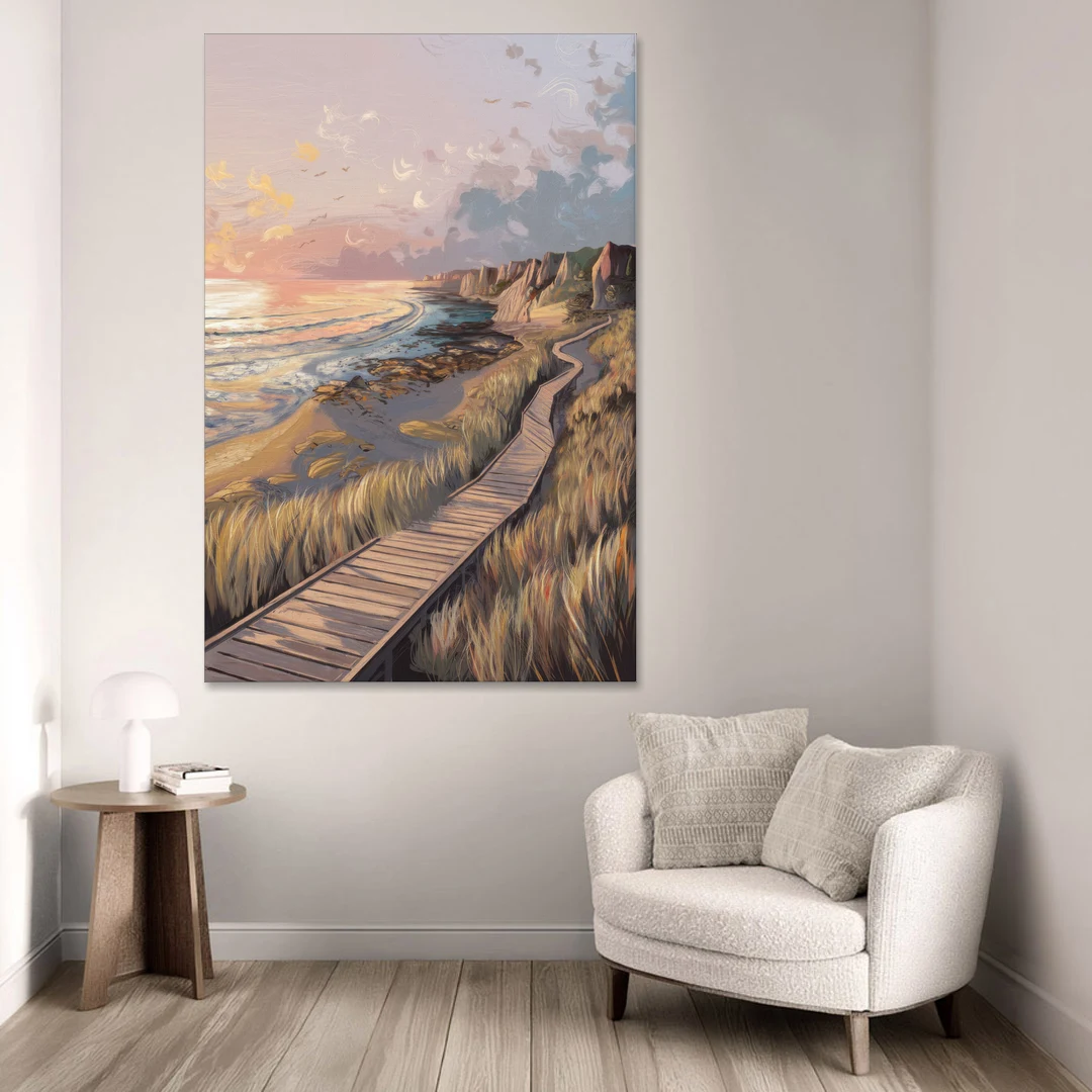 Anchorage Coastal Landscape - Canvas Wall Art - Sofa - 40x60