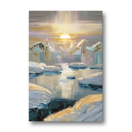 Anchorage Midnight Sun - Canvas Wall Art - Front