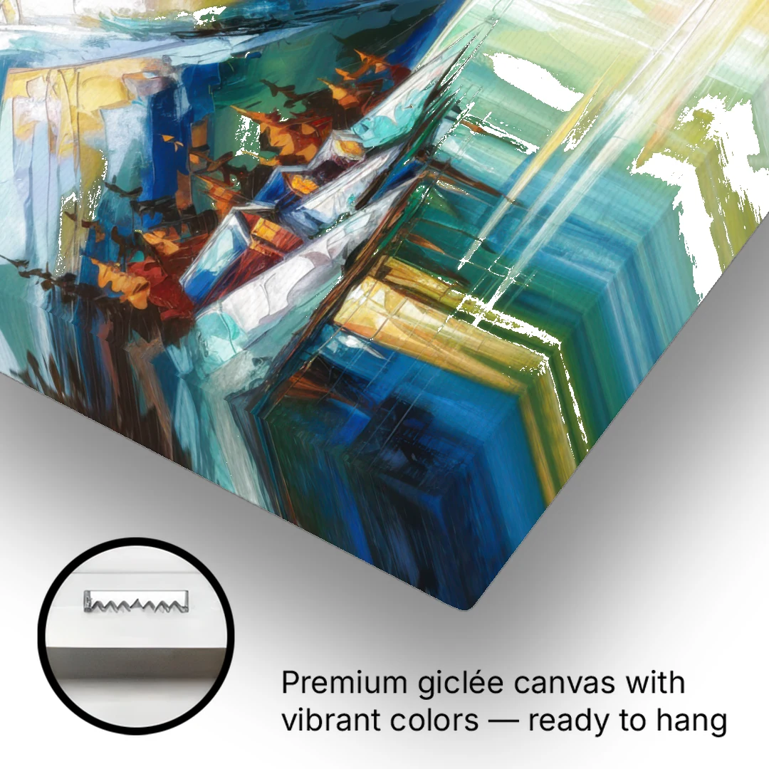 Anchorage Mountain Views - Canvas Wall Art - Gallery Wrap Corner