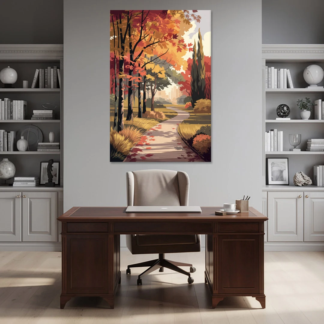 Arlington Autumn Colors - Canvas Wall Art - Office - 40x60