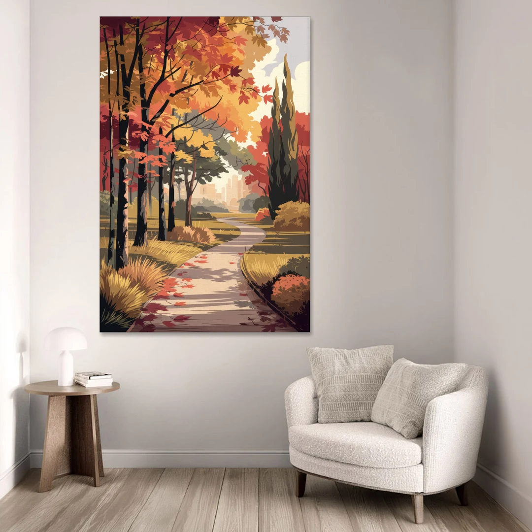 Arlington Autumn Colors - Canvas Wall Art - Sofa - 40x60