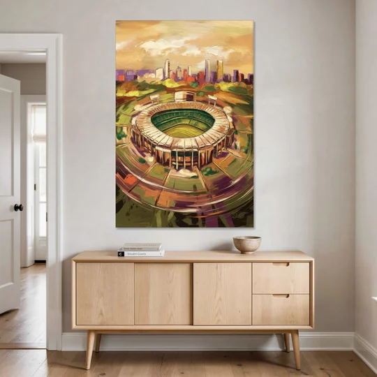 Arlington Stadium View - Canvas Wall Art - Coffee Table - 40x60