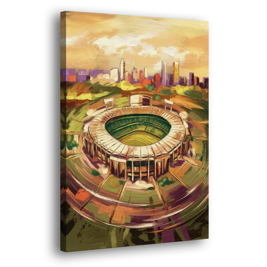 Arlington Stadium View - Canvas Wall Art - Side
