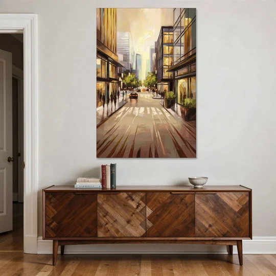 Arlington Urban Streets - Canvas Wall Art - Coffee Table - 40x60