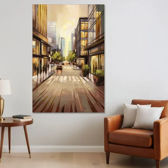 Arlington Urban Streets - Canvas Wall Art - Sofa - 40x60