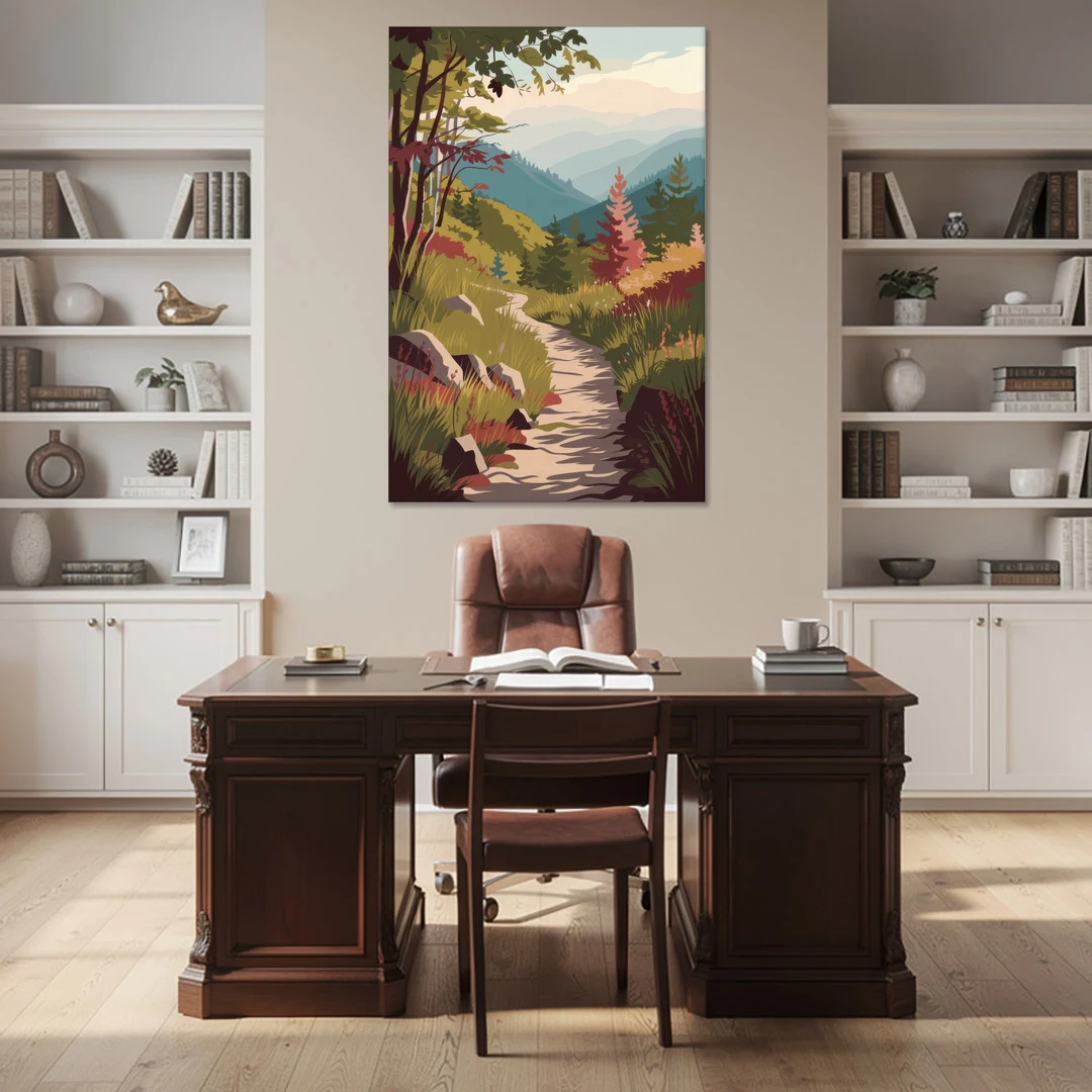 Asheville Appalachian Trail Views - Canvas Wall Art - Office - 40x60