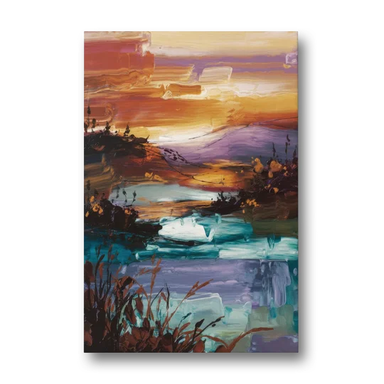 Ashland Evening Glow - Canvas Wall Art - Front