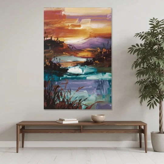 Ashland Evening Glow - Canvas Wall Art - Coffee Table - 40x60