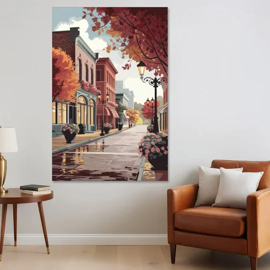 Ashland Historic Downtown - Canvas Wall Art - Sofa - 40x60