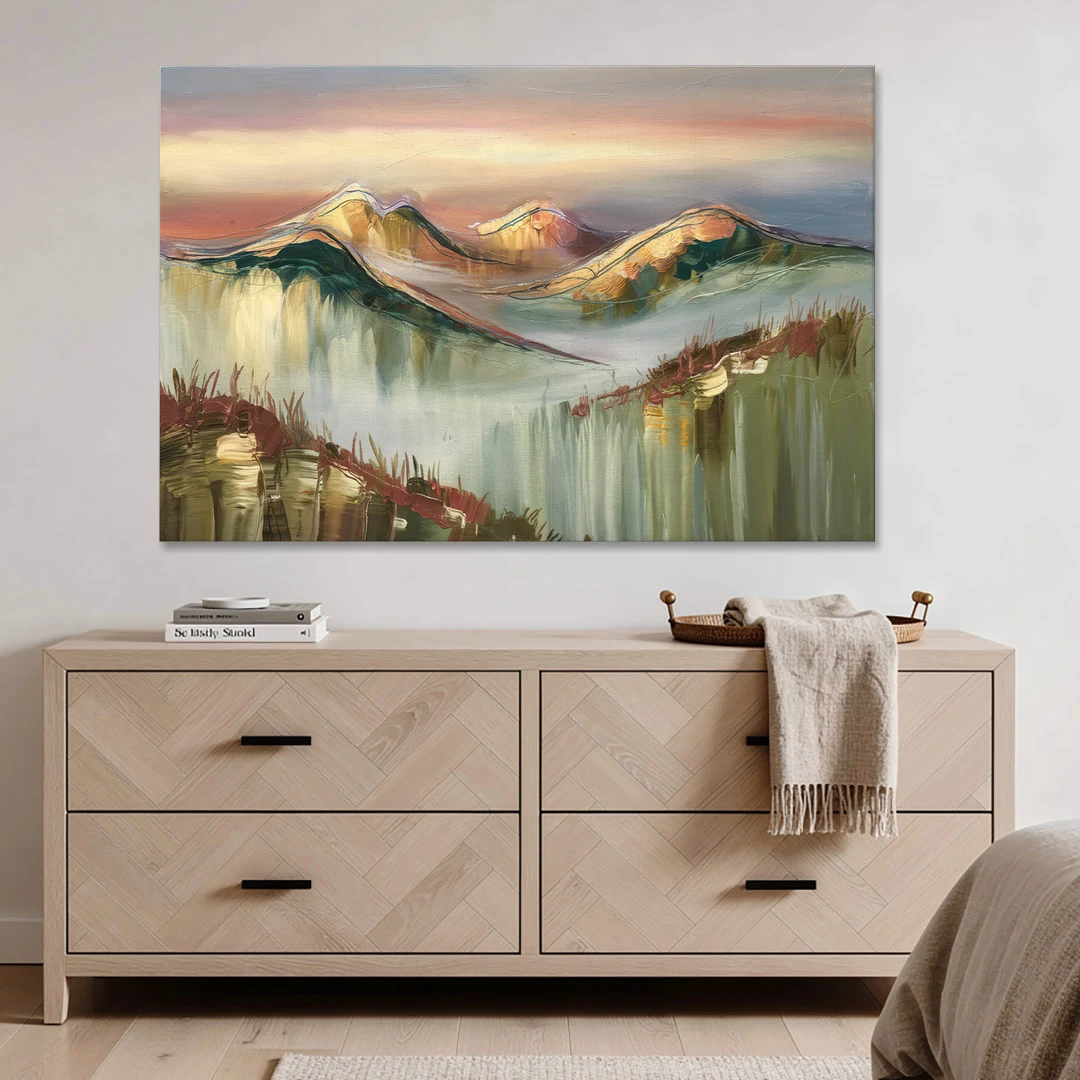 Ashland Mountain View - Canvas Wall Art - Coffee Table - 60x40