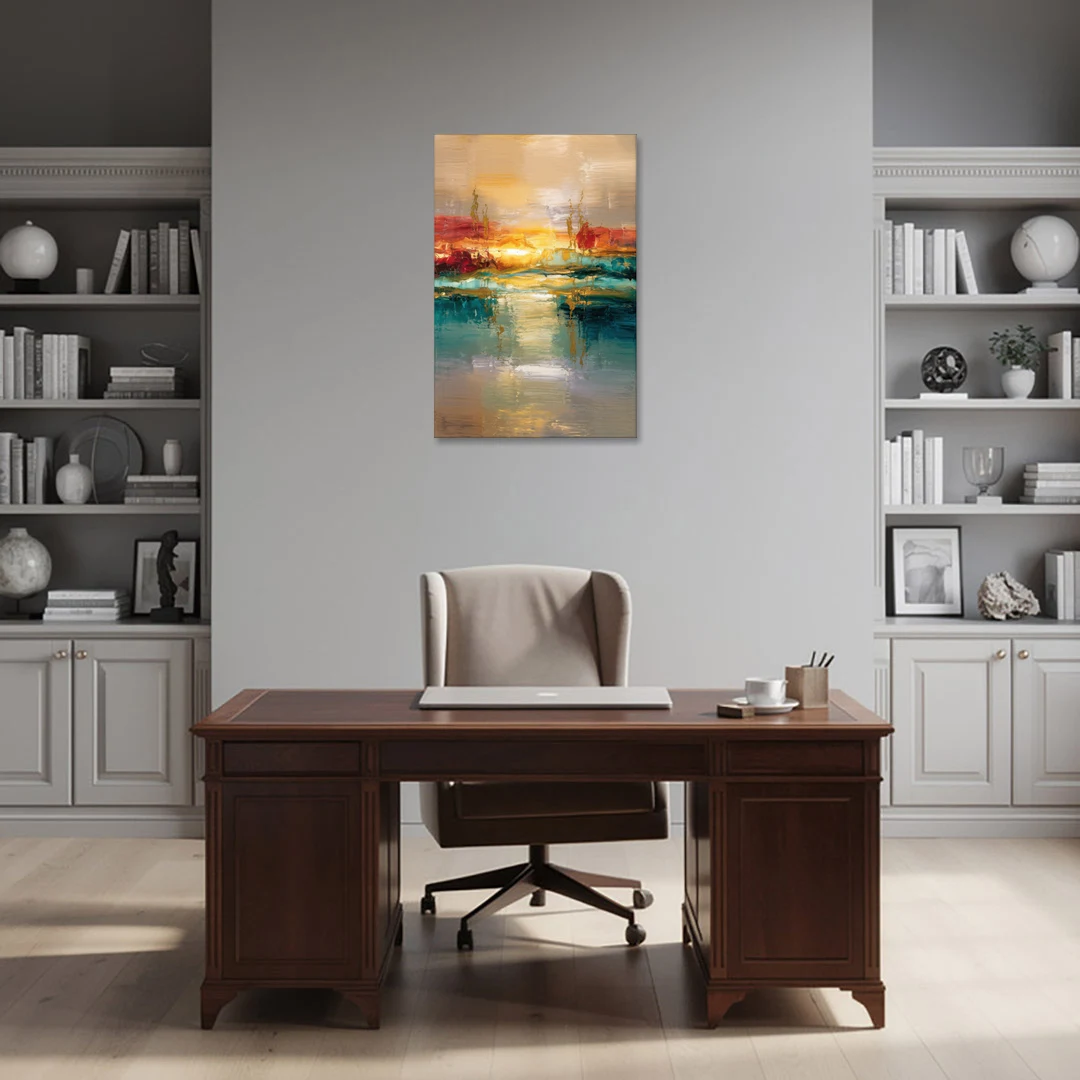 Ashland Sunset Horizon - Canvas Wall Art - Office - 24x36