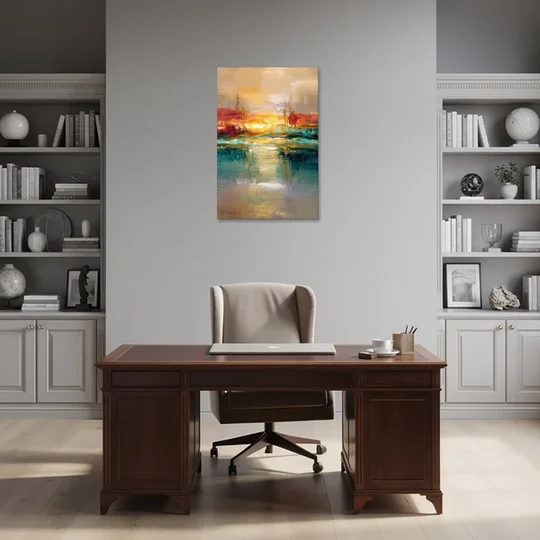 Ashland Sunset Horizon - Canvas Wall Art - Office - 24x36