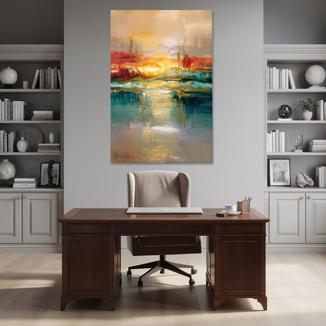 Ashland Sunset Horizon - Canvas Wall Art - Office - 40x60