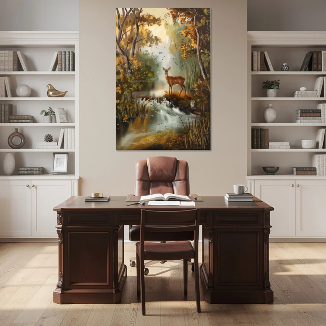 Ashland Wildlife Sanctuary - Canvas Wall Art - Office - 40x60