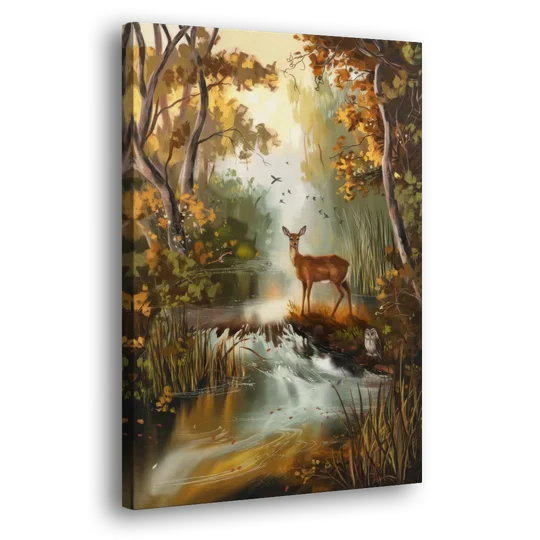Ashland Wildlife Sanctuary - Canvas Wall Art - Side