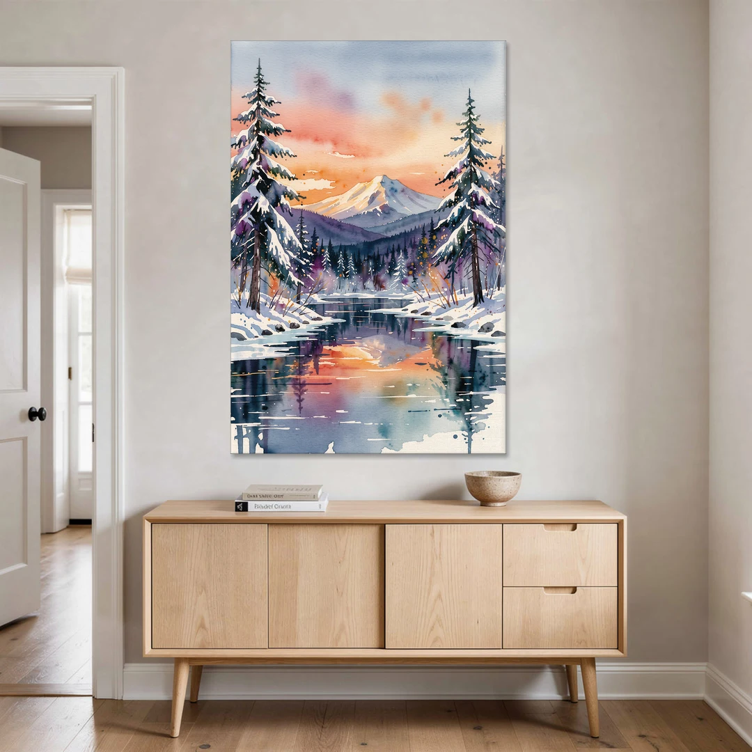 Ashland Winter Wonderland - Canvas Wall Art - Coffee Table - 40x60