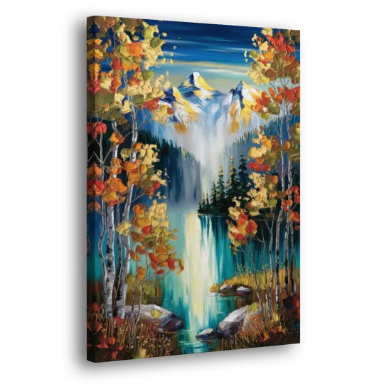 Aspen Alpine Serenity - Canvas Wall Art - Side
