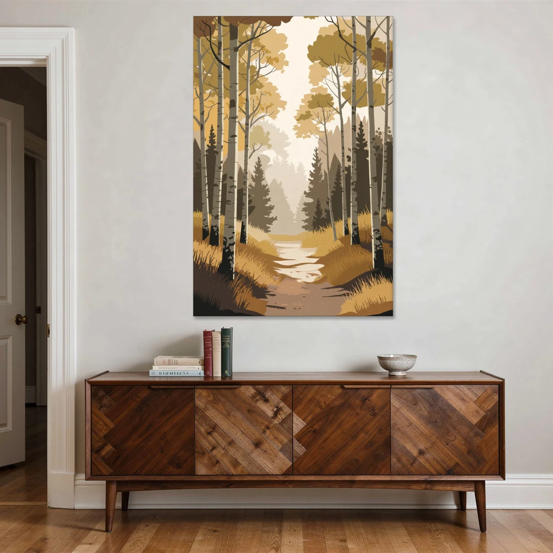 Aspen Dreamy Forest - Canvas Wall Art - Coffee Table - 40x60