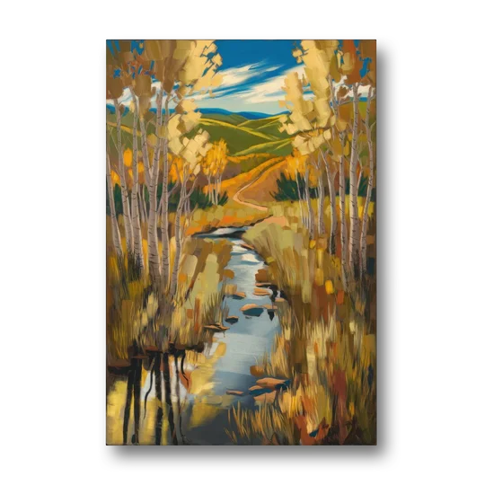 Aspen Nature Escape - Canvas Wall Art - Front
