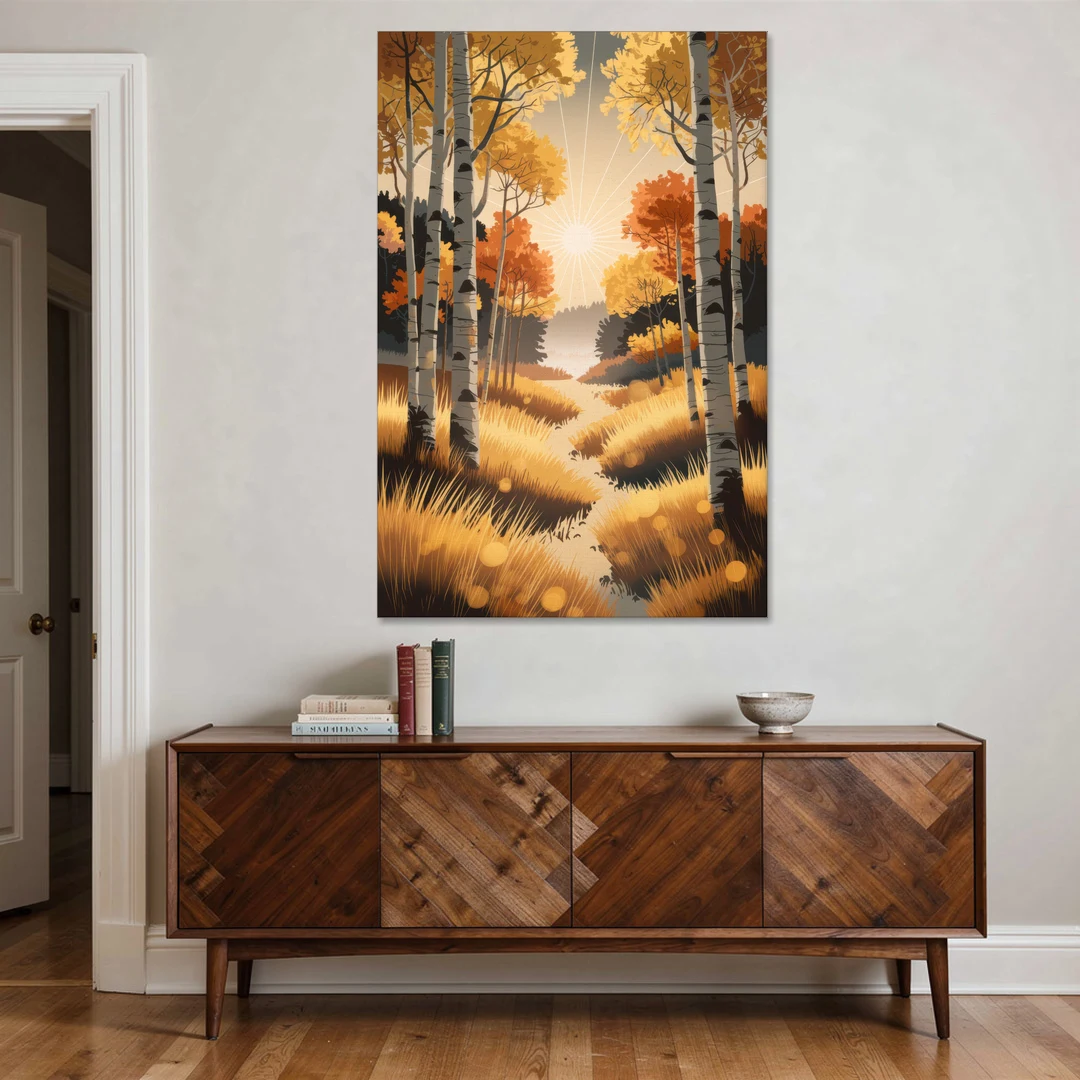 Aspen Sunrise Glow - Canvas Wall Art - Coffee Table - 40x60