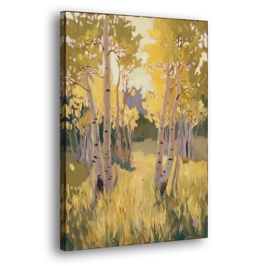 Aspen Tranquility - Canvas Wall Art - Side