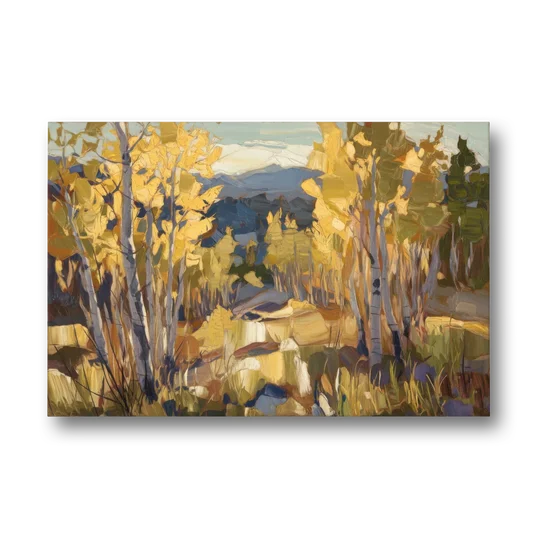 Aspen Wilderness Beauty - Canvas Wall Art - Front