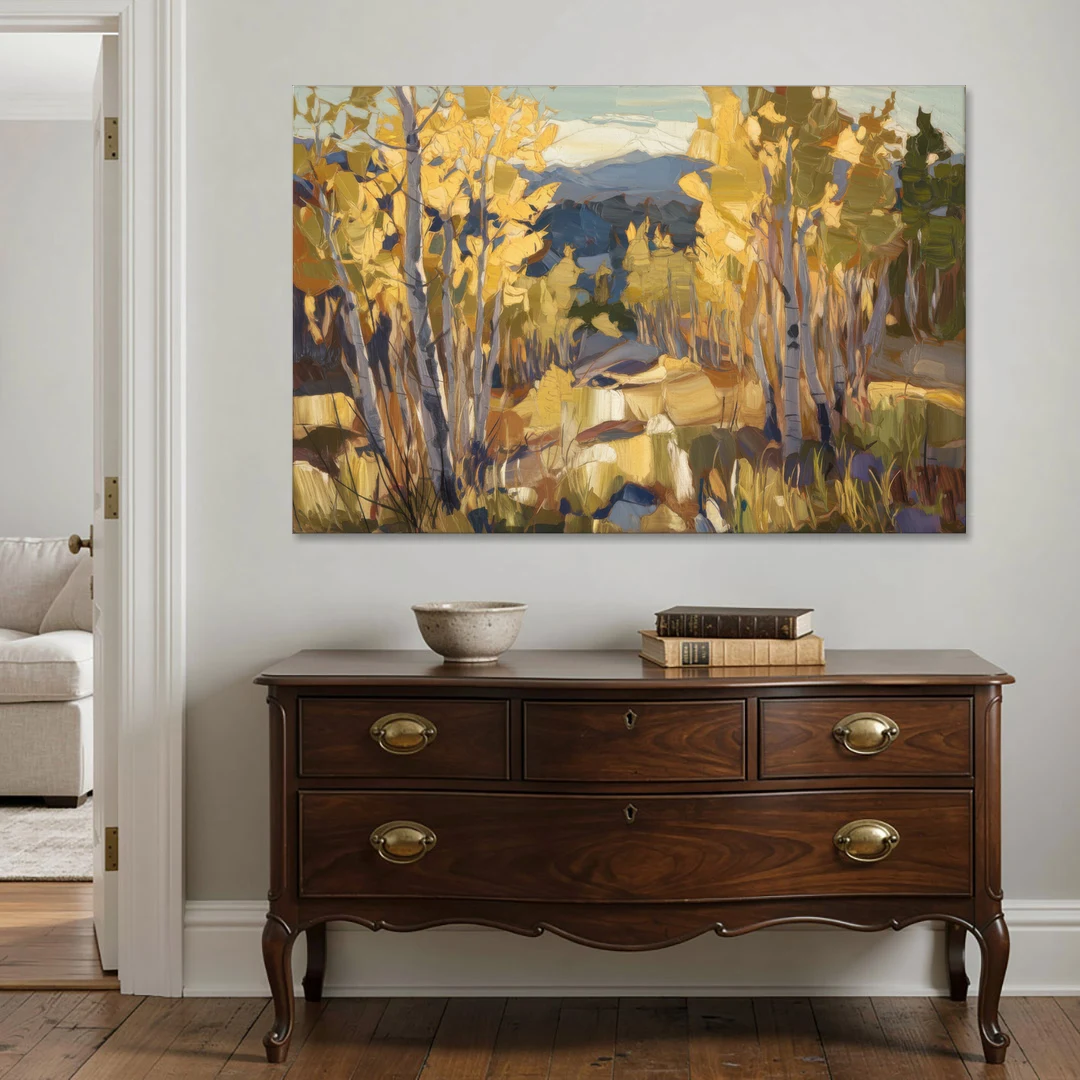 Aspen Wilderness Beauty - Canvas Wall Art - Coffee Table - 60x40