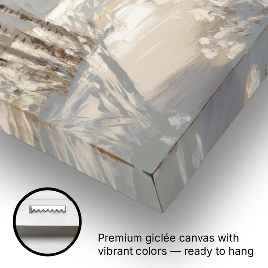 Aspen Winter Wonderland - Canvas Wall Art - Gallery Wrap Corner