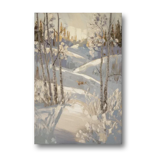 Aspen Winter Wonderland - Canvas Wall Art - Front