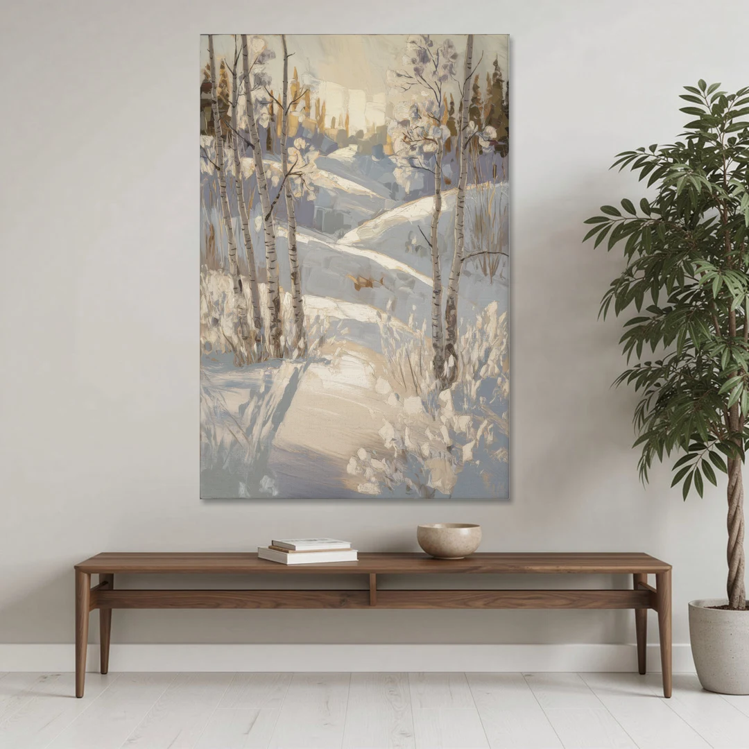 Aspen Winter Wonderland - Canvas Wall Art - Coffee Table - 40x60